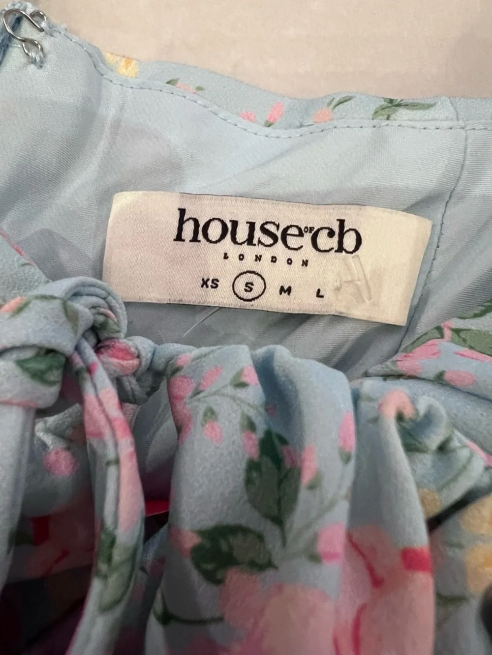 House of CB Light Blue Floral Maxi Dress - Picture 9 of 11